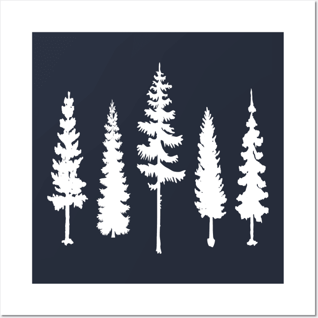 Conifer forest Wall Art by PallKris